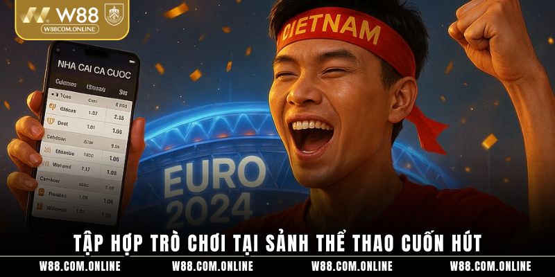 Tập hợp trò chơi tại sảnh thể thao cuốn hút