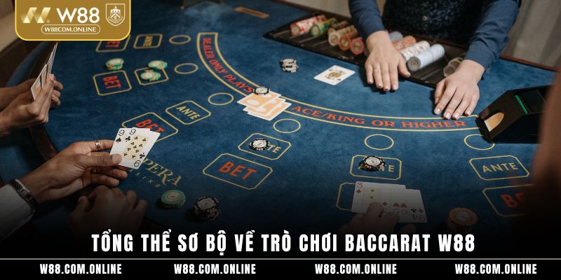 Tổng thể sơ bộ về trò chơi baccarat W88